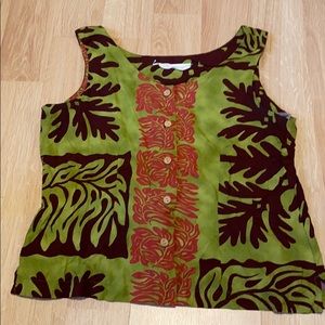 vintage Manuhealii button down top